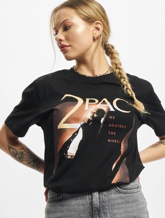 Ladies Tupac Me Against The World Cover Tee