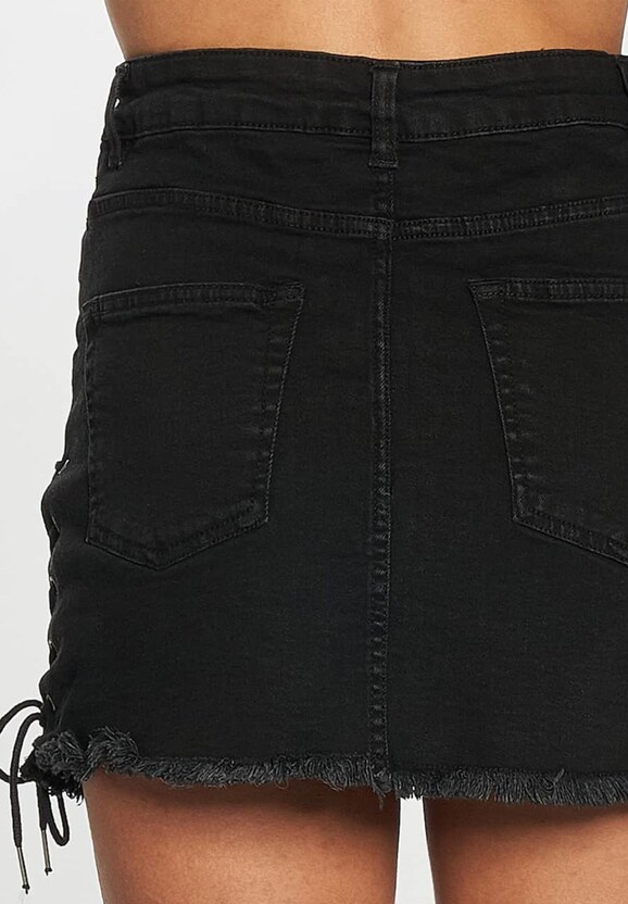 Lace Up Denim -3