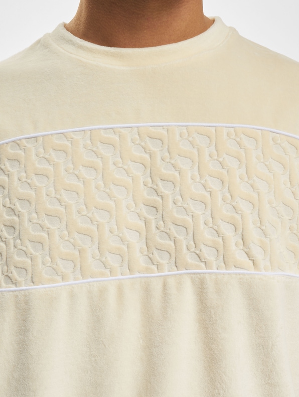 Monogram Logo Devorée Stripe Velours-3