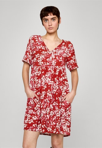 Tasche Knopfleiste Blumenprint