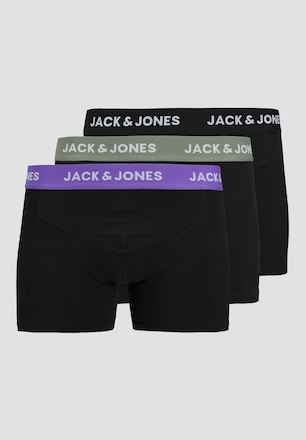 Jack & Jones Jacaxel Solid Trunks 3 Pack Boxershorts