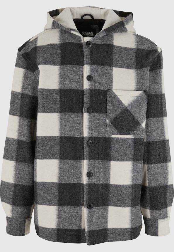 Big Check With Hood -4