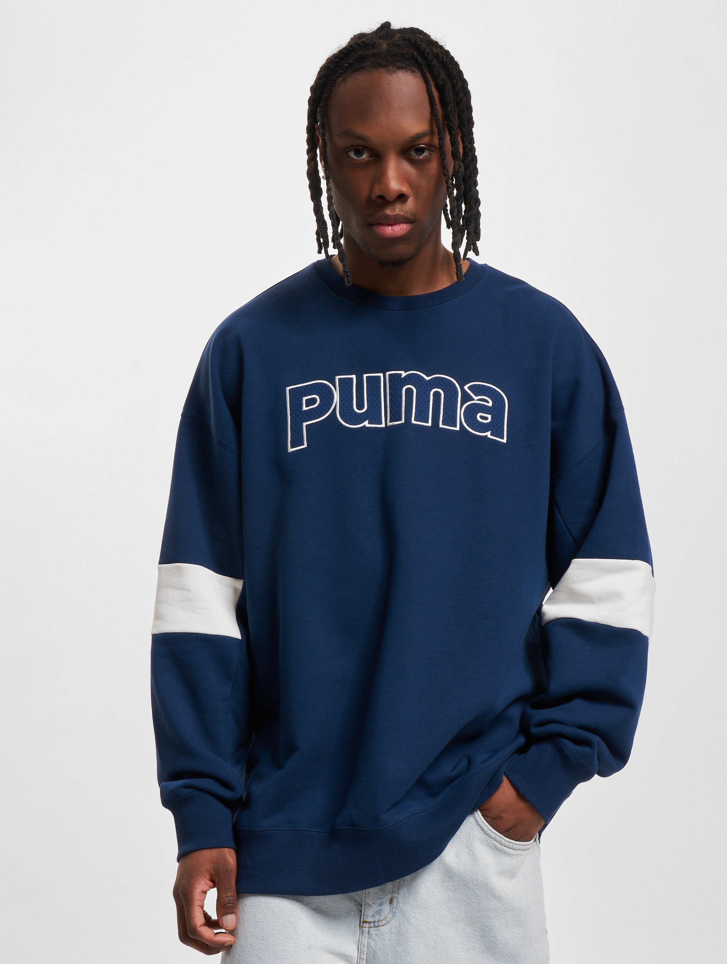 Puma Team Pullover Mannen op kleur blauw, Maat M