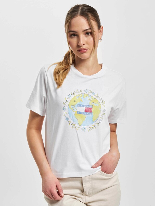 Tommy Jeans Crop Globe T-Shirt-2