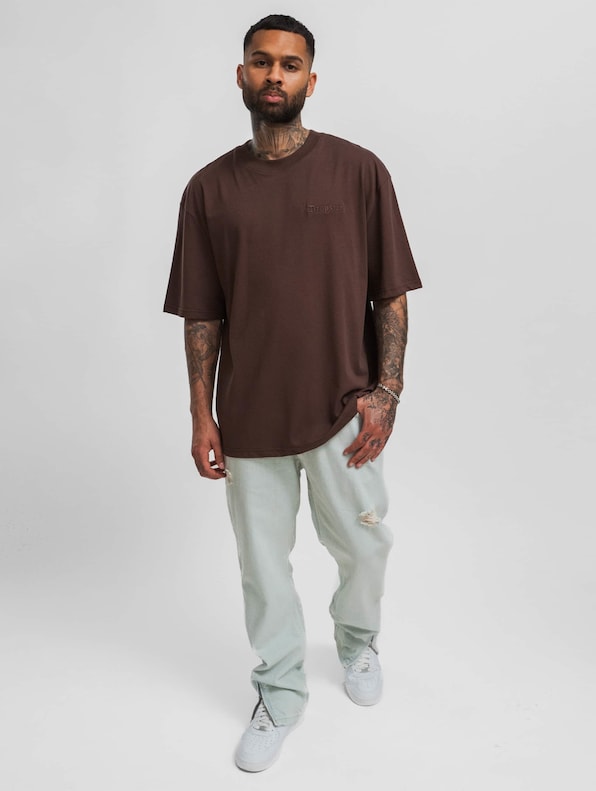 Dropsize Heavy Oversize Embo T-Shirts-4