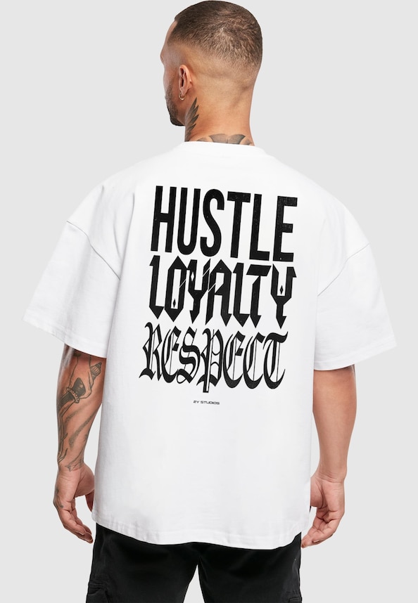 HUSTLE LOYALTY RESPECT ULTRA HEAVY TEE-1