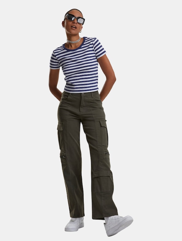 Ladies Loose Utility Stretch Twill-3