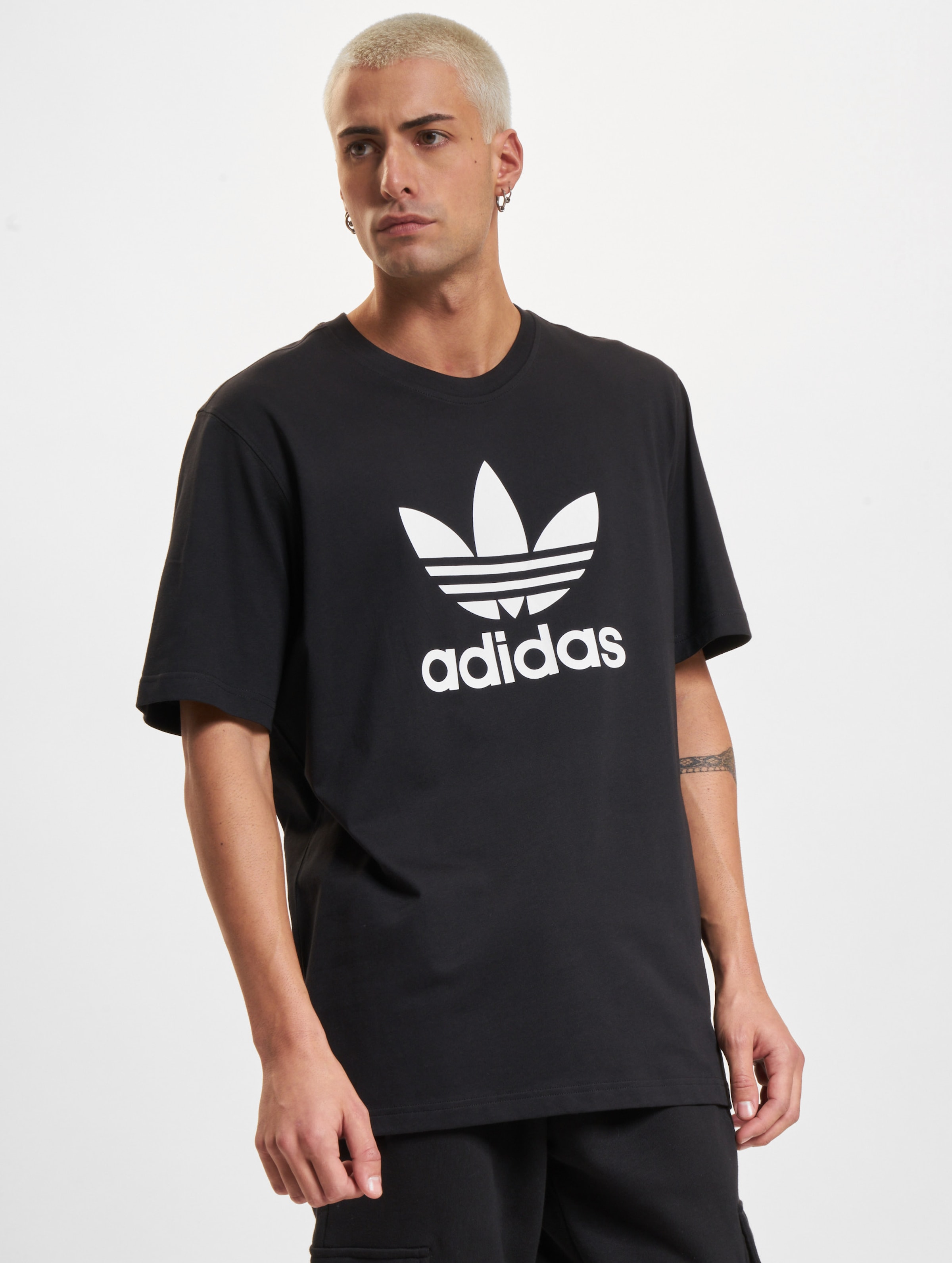 adidas Originals Adicolor Trefoil T-Shirts Mannen,Unisex op kleur zwart, Maat 3XL