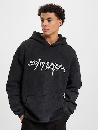 Sense Goth Print Hoodie Washed
