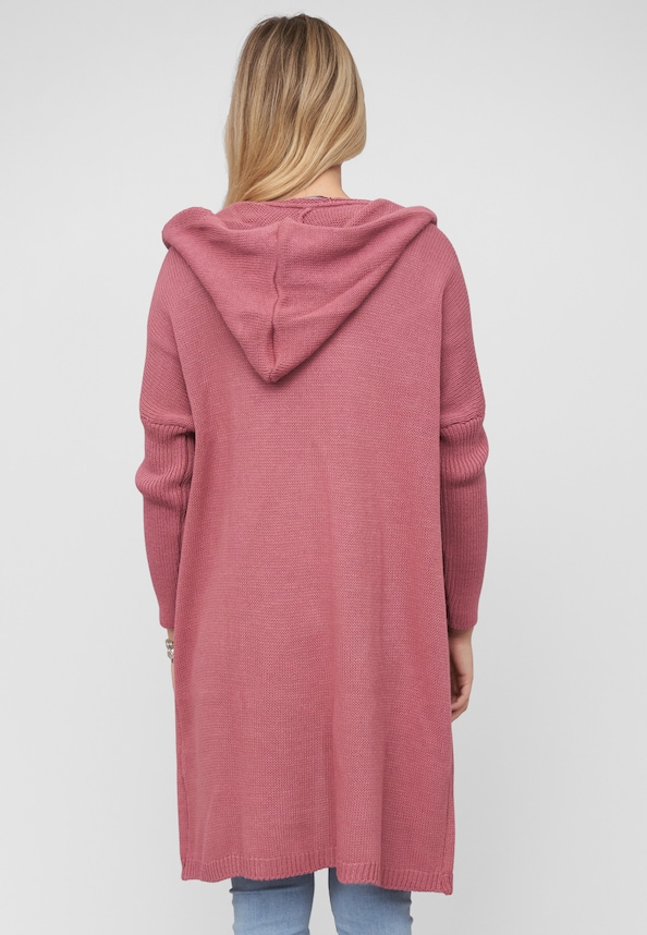 Knit Cardigan with hood-1