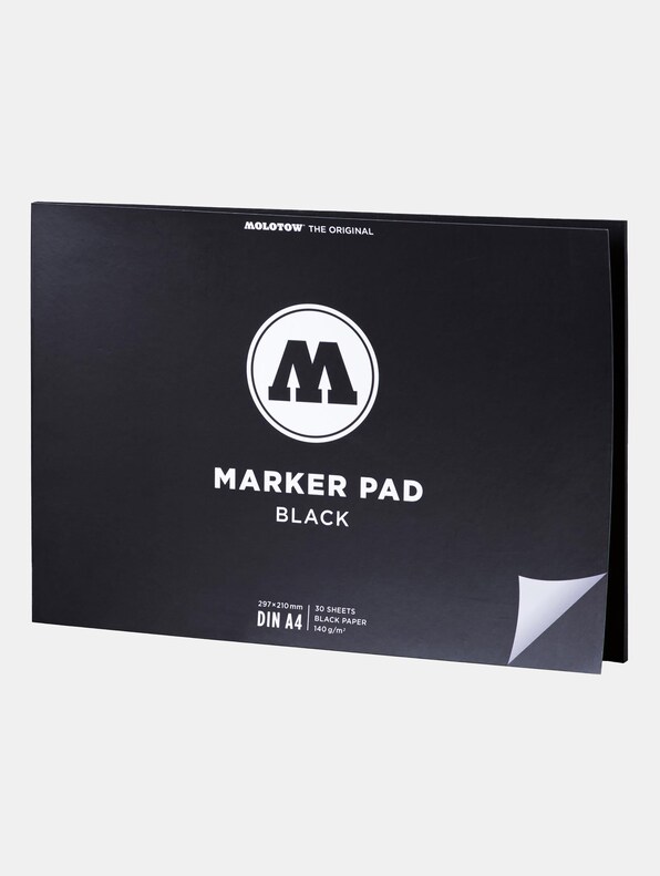 Marker Pad Black A4 horizontal-0