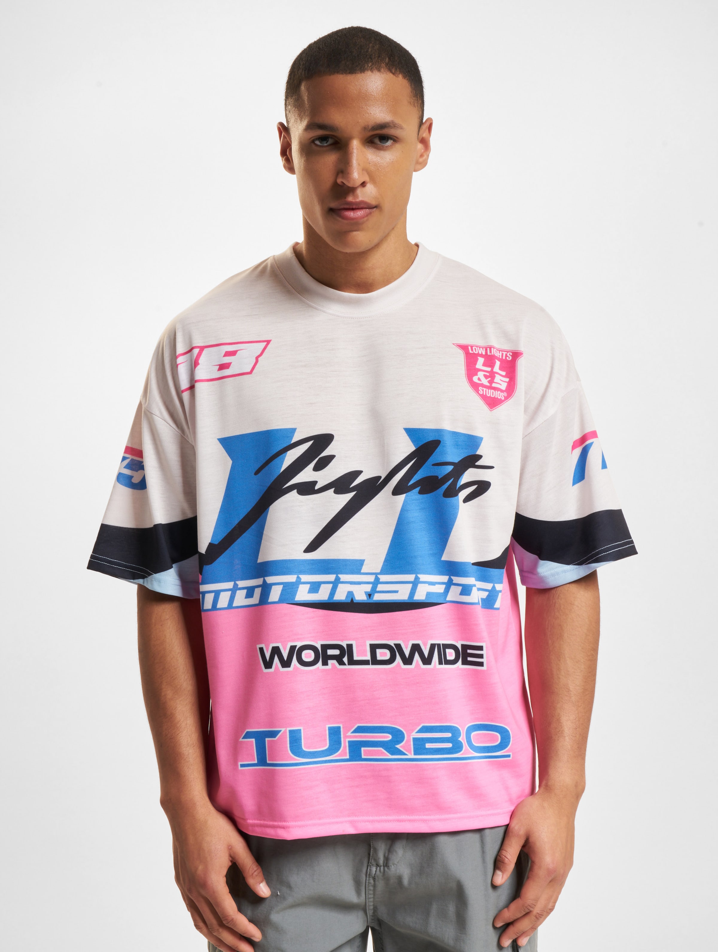 Low Lights Studios Motocross T-Shirt 1 ecru Männer,Unisex op kleur kleurrijk, Maat XL