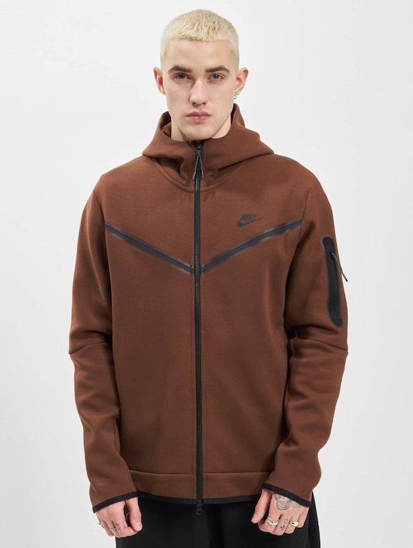 Nike Sportswear Tech Fleece Hooded Zip Hoody Cacao-2