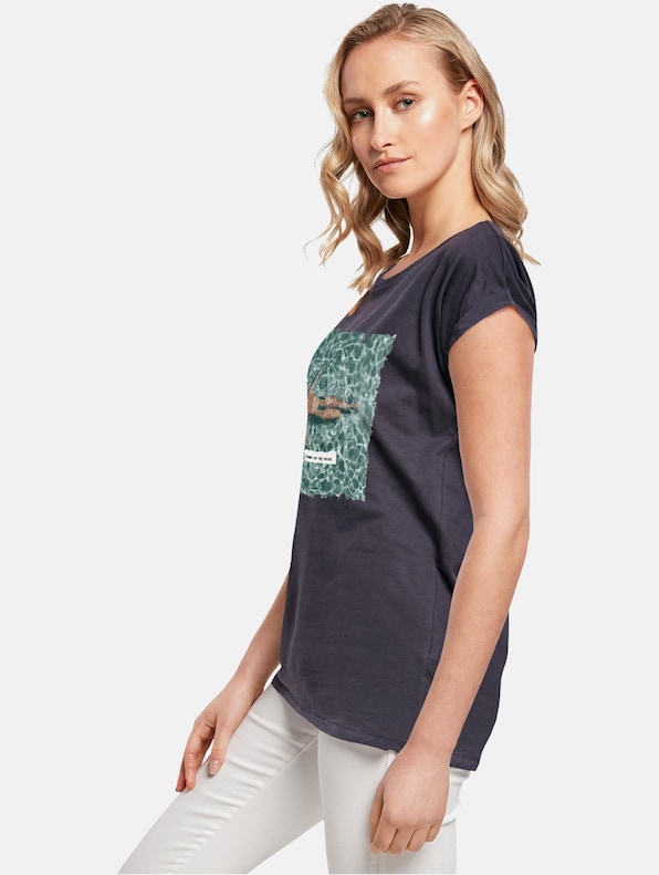 Ladies Summer - On My Mind T-Shirt-2