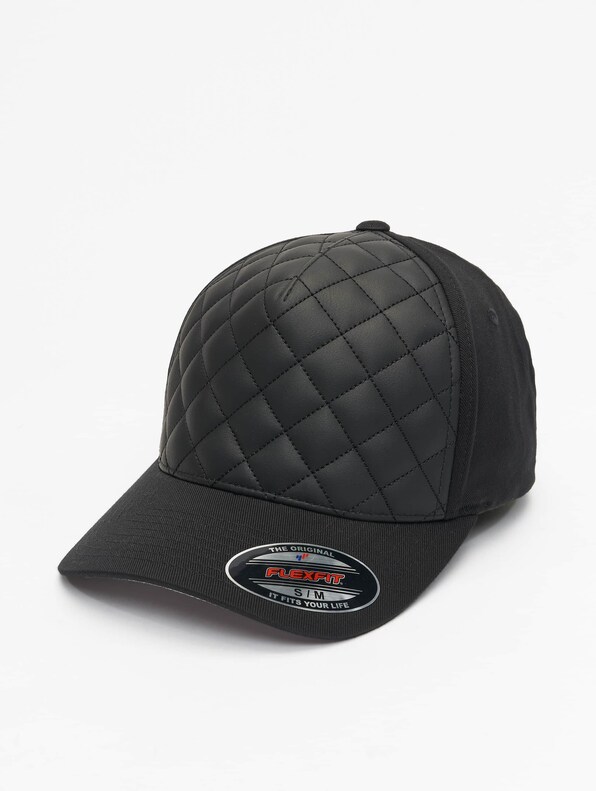 Flexfit Diamond Quilted Flexfitted Caps-0