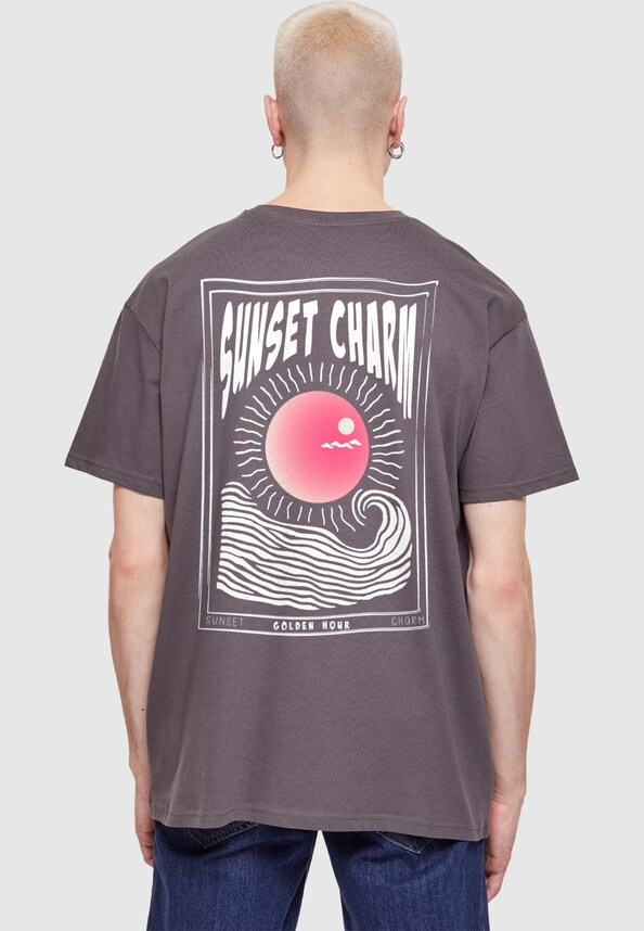 Sunset Charm Oversized T-shirt-1