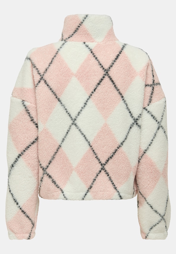 Only Eline Life Zip Teddy Übergangsjacken-3