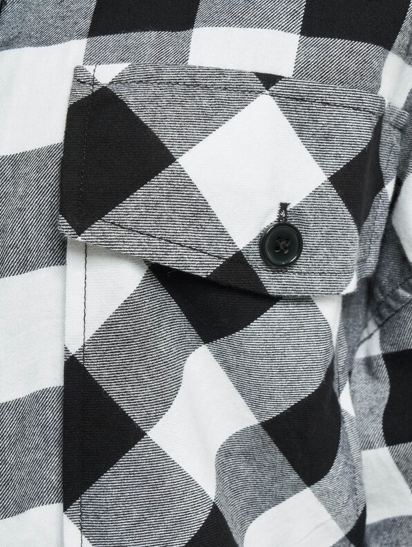 Ladies Short Oversized Check -4