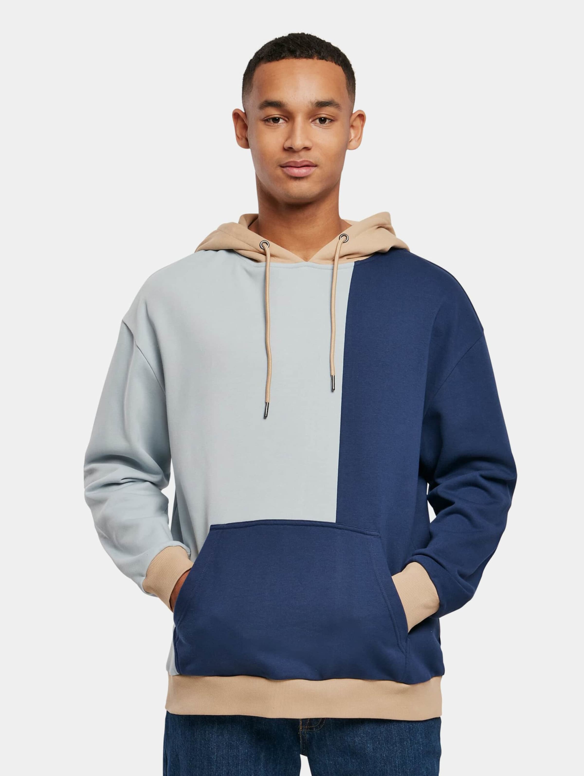 Oversized colour clearance block hoodie