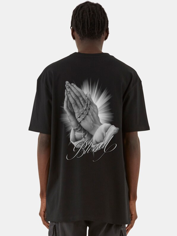 MJ Gonzales BLESSED heavy oversized T-Shirts-1