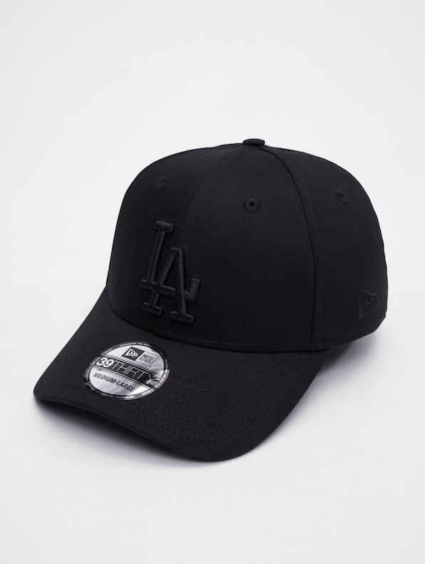 New Era Monochrome 39Thirty Los Angeles Dodgers Snapback Caps-0