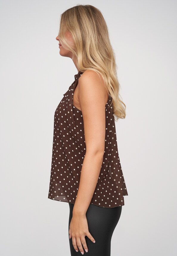 Chiffon Choker Top-2