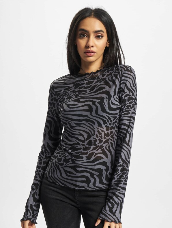 Ladies Aop Mesh Turtleneck-2