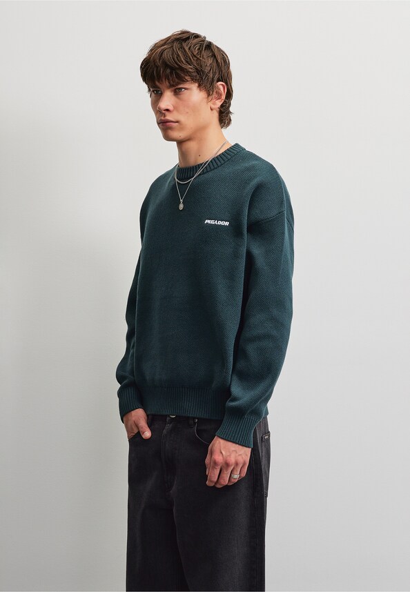 Logo Oversized Knit Sweater-2
