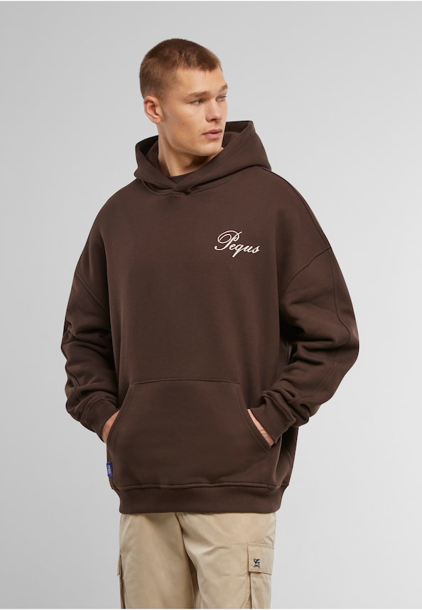PEQUS Handwritten Logo Hoodie-0