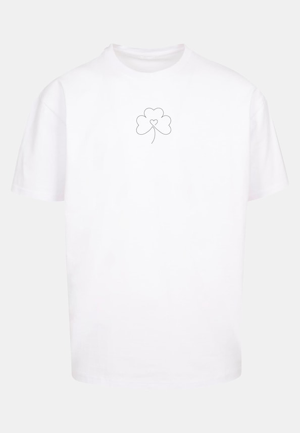 Spring - Leaf Clover Flower Heavy Oversized Tee-4