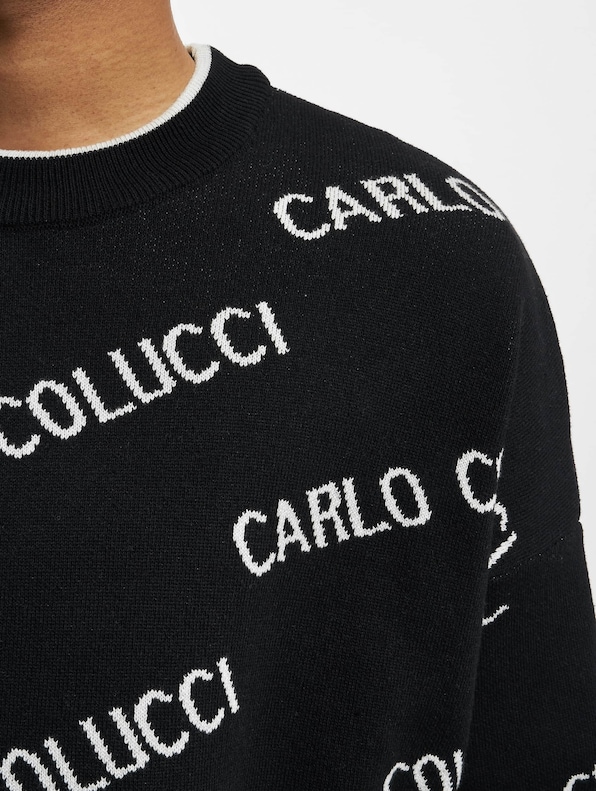 Carlo Colucci Allover Logo Pullover-3