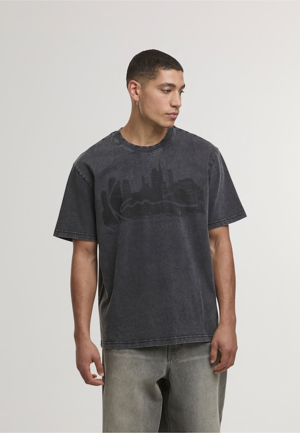 Signature Skyline Washed Boxy T-Shirt-0