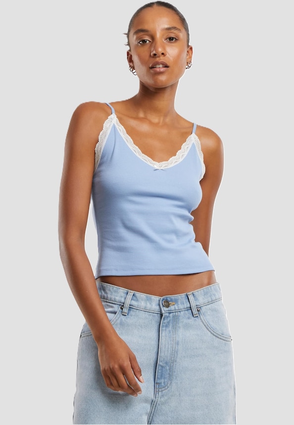 Ladies V-Neck Lace Top 2-Pack-1