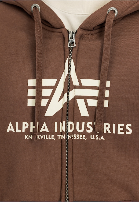 Basic Zip Hoodie-3