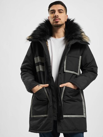 VSCT Clubwear Chunk Reflective 2-Fur Freezer J Parka