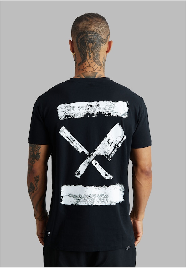 Inked Blades Crew Neck T-Shirt-1