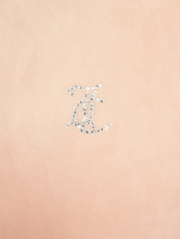 Juicy Couture Zip Hoodie Diamond Zippull Diamante Brand Pale-3