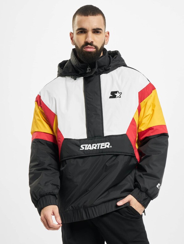 Starter Color Block Half Zip Retro Jacket-2