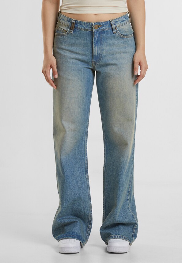 Teya Low Waist Basic Jeans-0