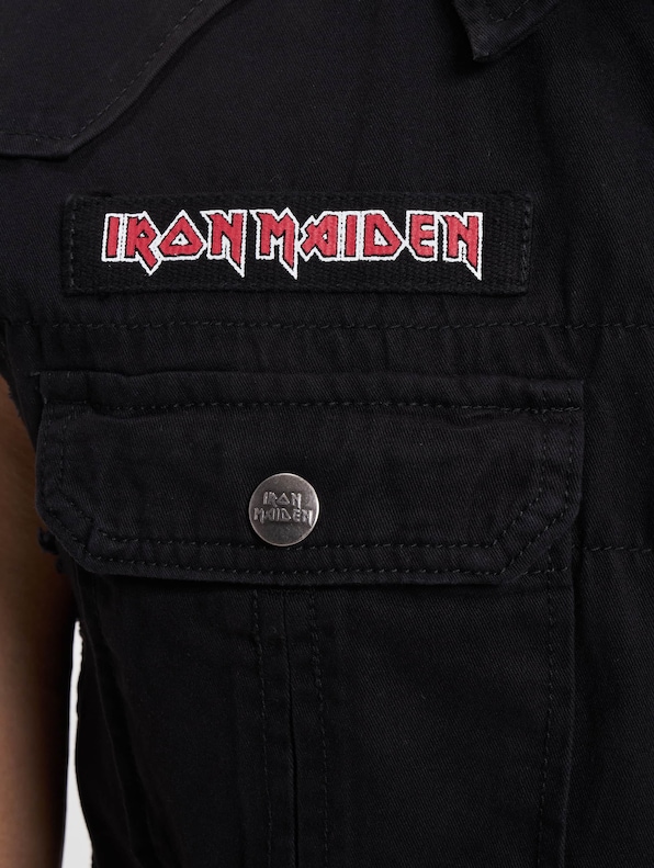 Brandit Iron Maiden Vintage Sleeveless NOTB  Hemden-5