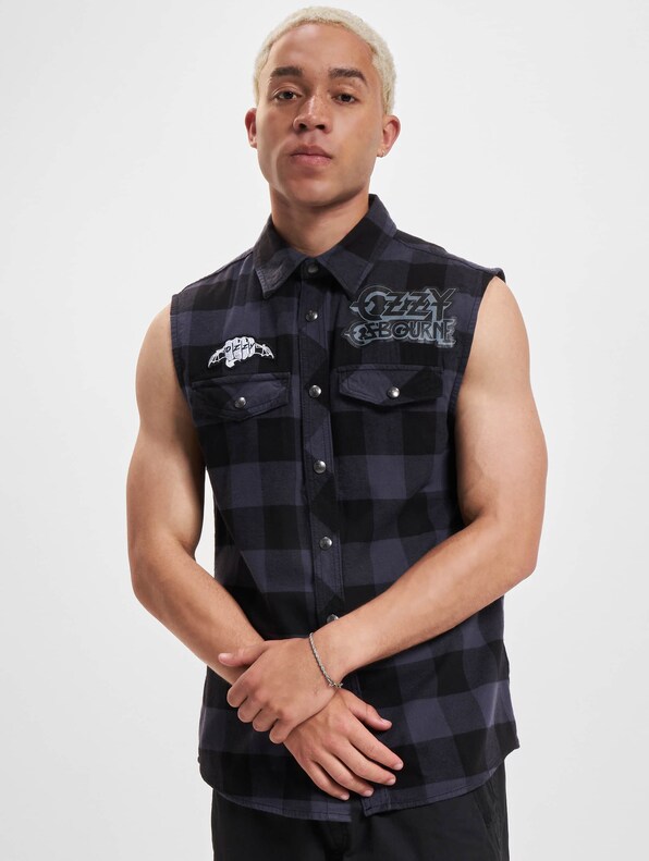 Brandit Ozzy Checkered Sleeveless  Shirt-2