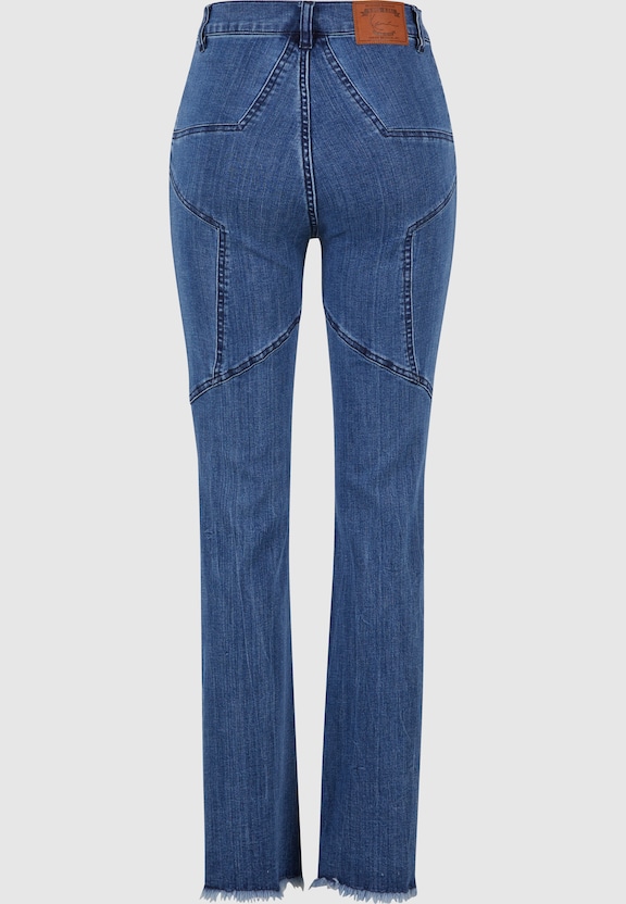 KW241-010-1 Karl Kani KK Og Star Flared Leg Denim-6