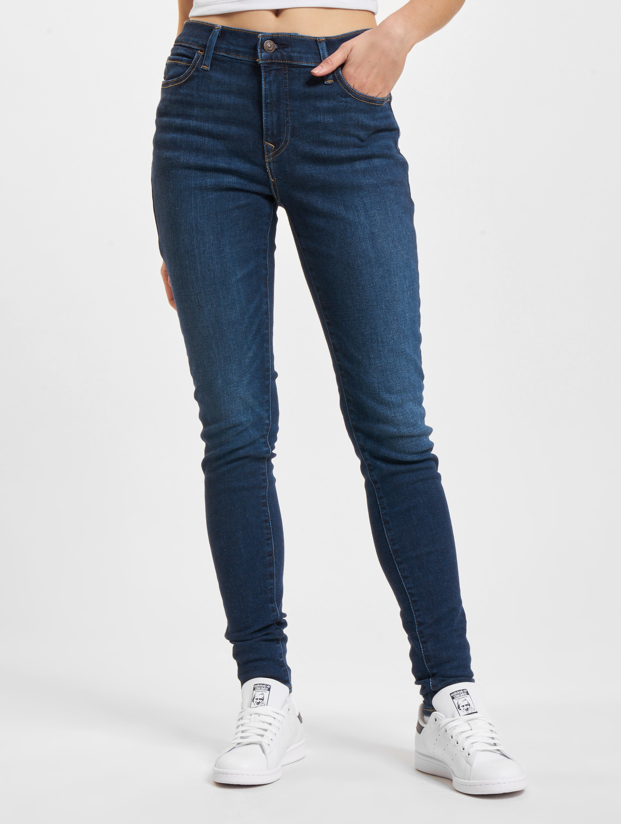 Levi's 710 Super Skinny Fit Jeans Vrouwen op kleur blauw, Maat 2529