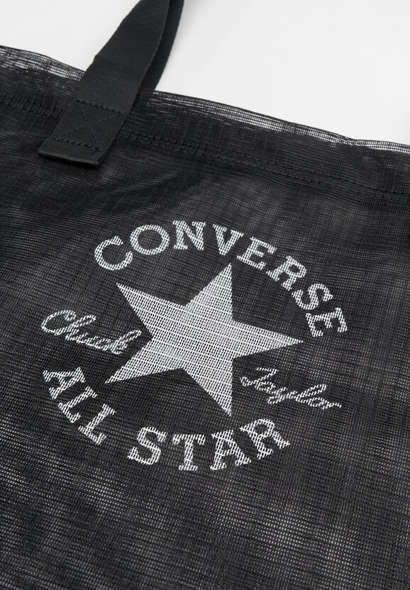 All Star Patch Print Mesh Tote-5