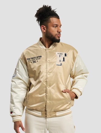 FUBU College Shiny Varsity Jacket