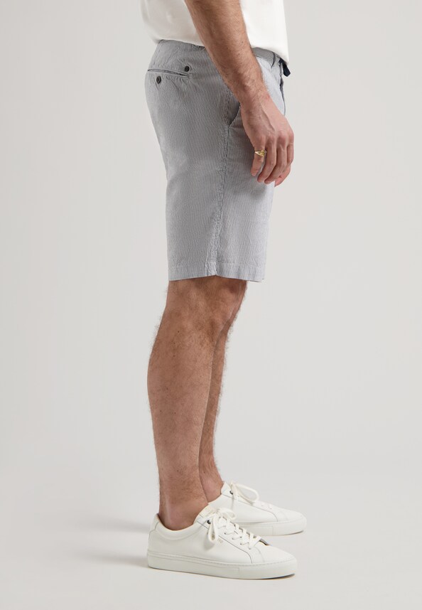 Lancaster Shorts Seersucker Stripe-2