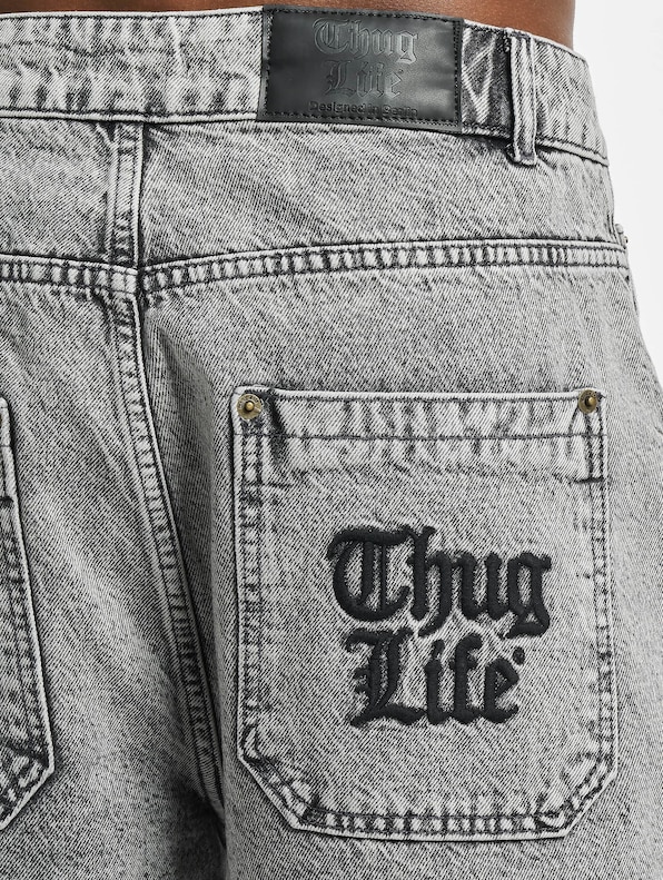 Thug Life Denim Shorts Grow-3