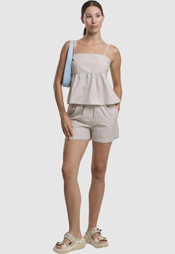 Ladies Striped Cotton Cami Top-3