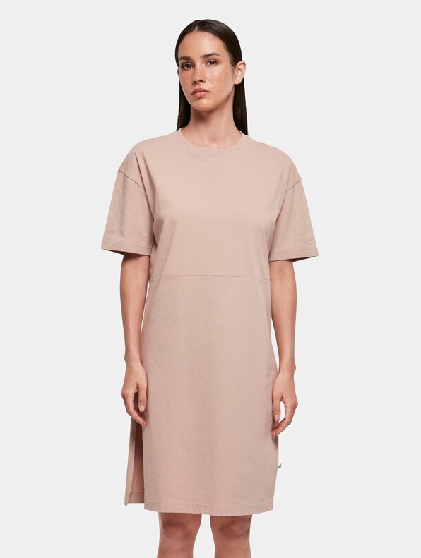 Ladies Organic Oversized Slit Tee -0