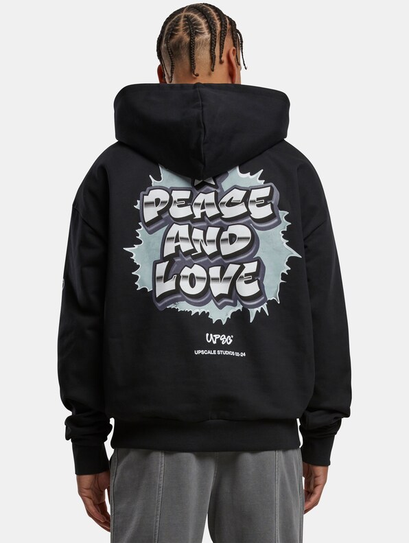 Peace&Love Ultra Heavy Oversize Hoodie-1